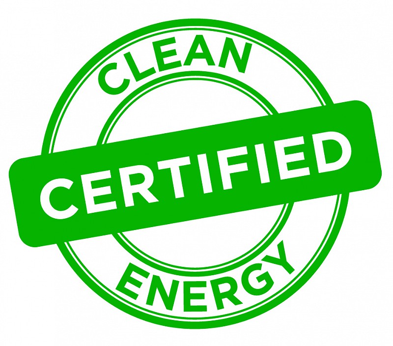 Certified Clean Energy Logo